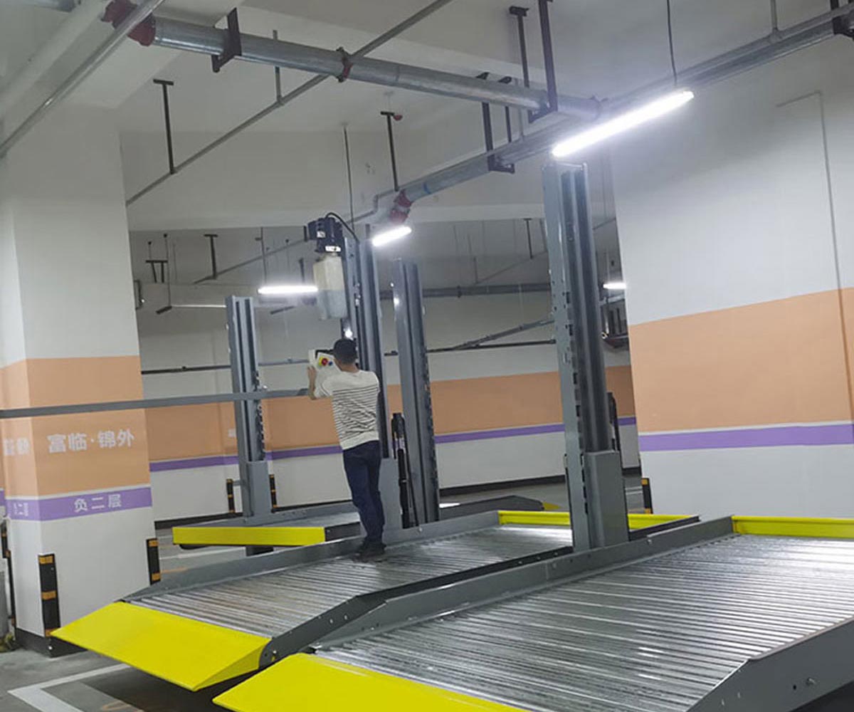 敦煌市兩層簡易升降機械式停車位二手