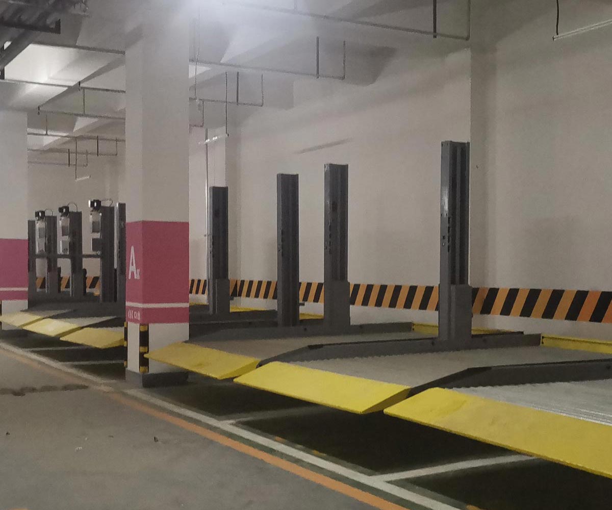 和政縣兩柱升降式停車設備回收