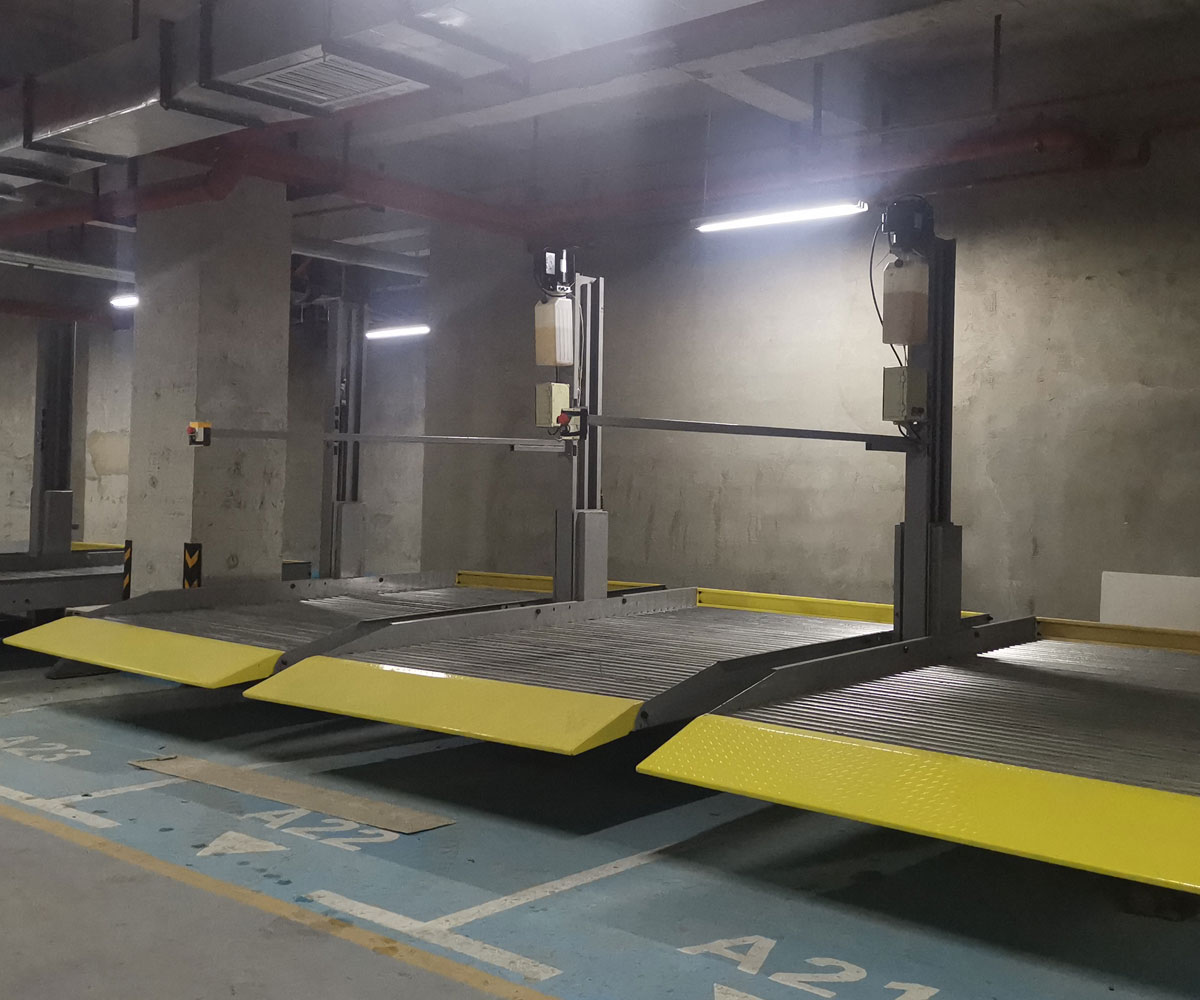 永昌縣簡易升降機械式立體停車設備過驗收