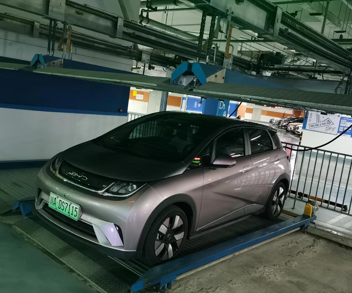 寧陜縣兩層升降平移機械車庫回收