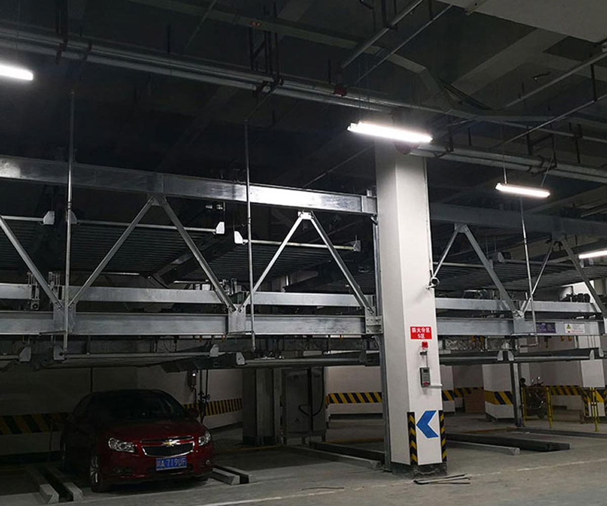 敦煌市雙層簡易式機械式停車位安裝