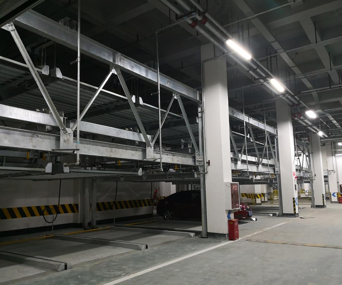 永昌縣PSH5五層升降橫移立體車庫設備