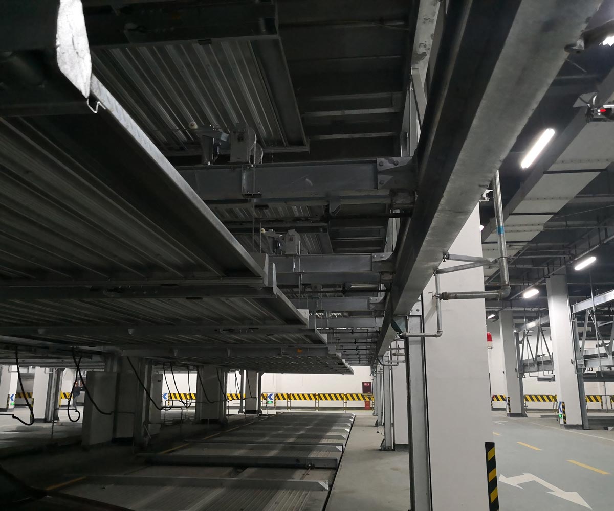 碑林區(qū)負(fù)一正一地坑PSH2-D1二層升降橫移立體車庫設(shè)備
